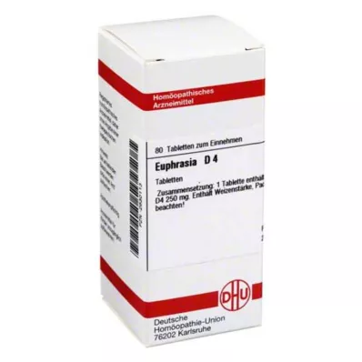 EUPHRASIA D 4 tabletter, 80 pc