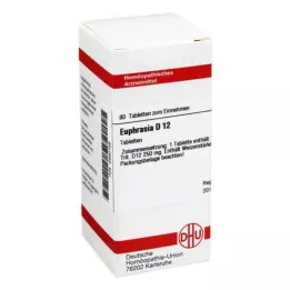 EUPHRASIA D 12 tabletter, 80 st