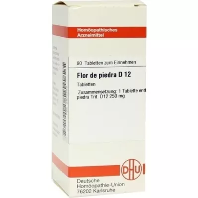 FLOR DE PIEDRA D 12 tabletter, 80 st