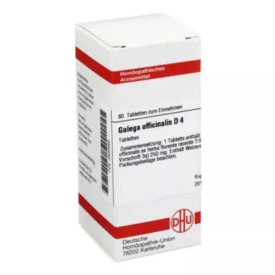 GALEGA officinalis D 4 tabletter, 80 pc
