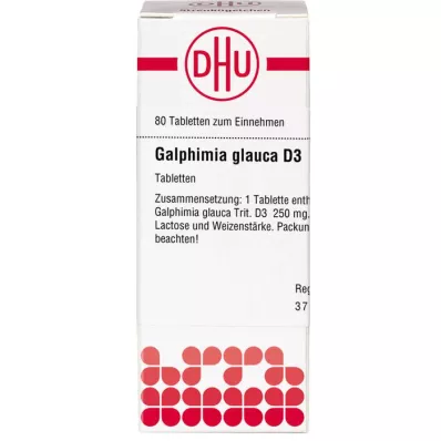 GALPHIMIA GLAUCA D 3 tabletter, 80 pc