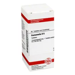 HAMAMELIS D 6 tabletter, 80 pc