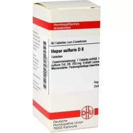 HEPAR SULFURIS D 8 tabletter, 80 pc