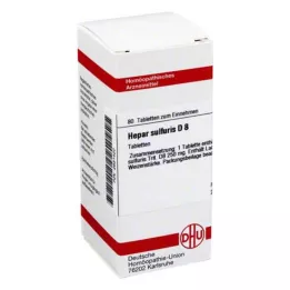 HEPAR SULFURIS D 8 tabletter, 80 pc