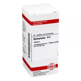 HYOSCYAMUS D 4 tabletter, 80 pc