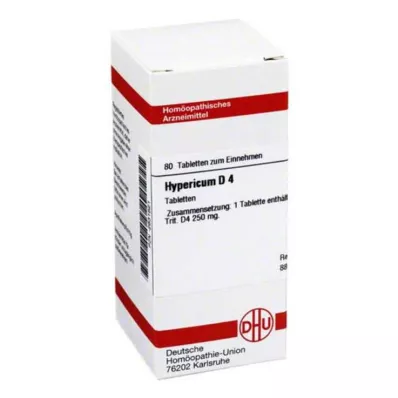 HYPERICUM D 4 tabletter, 80 pc