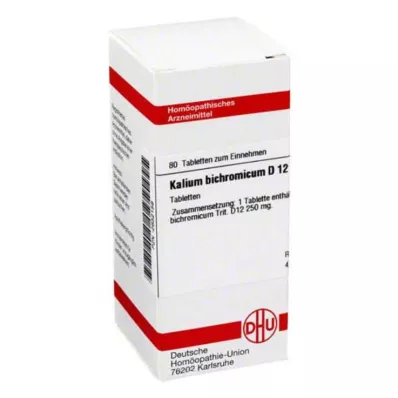 KALIUM BICHROMICUM D 12 tabletter, 80 st KALIUM BICHROMICUM D 12 tabletter, 80 st