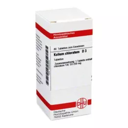 KALIUM CHLORATUM D 3 tabletter, 80 pc