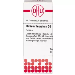 KALIUM FLUORATUM D 6 tabletter, 80 pc