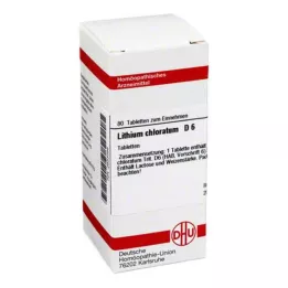 LITHIUM CHLORATUM D 6 tabletter, 80 pc