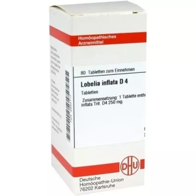 LOBELIA INFLATA D 4 tabletter, 80 pc