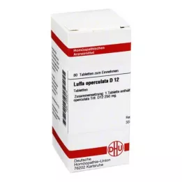 LUFFA OPERCULATA D 12 tabletter, 80 st