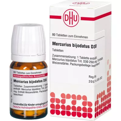MERCURIUS BIJODATUS D 30 tabletter, 80 pc