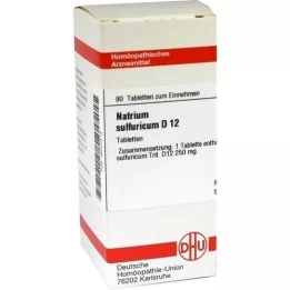 NATRIUM SULFURICUM D 12 tabletter, 80 pc