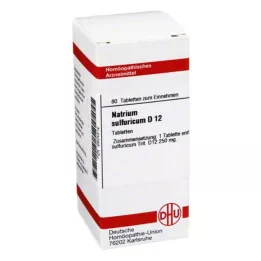 NATRIUM SULFURICUM D 12 tabletter, 80 pc