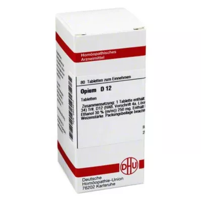 OPIUM D 12 tabletter, 80 st