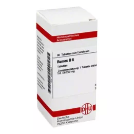 RUMEX D 6 tabletter, 80 pc