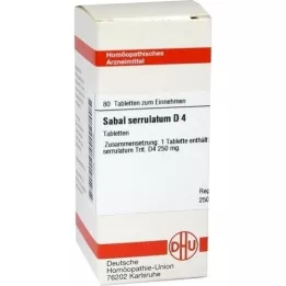 SABAL SERRULATUM D 4 tabletter, 80 pc