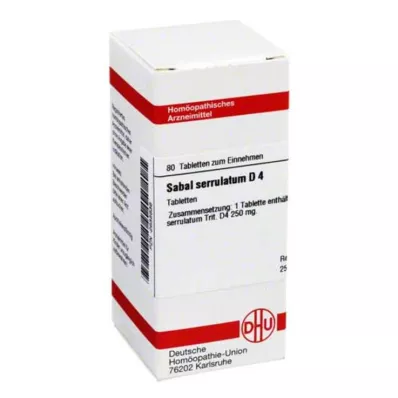 SABAL SERRULATUM D 4 tabletter, 80 pc