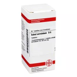 SABAL SERRULATUM D 6 tabletter, 80 pc
