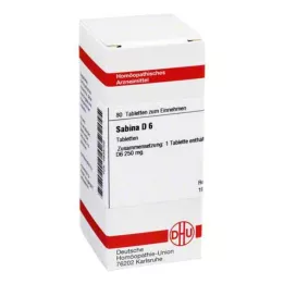SABINA D 6 tabletter, 80 pc
