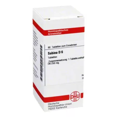 SABINA D 6 tabletter, 80 pc