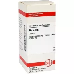 STICTA D 6 tabletter, 80 pc