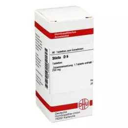 STICTA D 6 tabletter, 80 pc