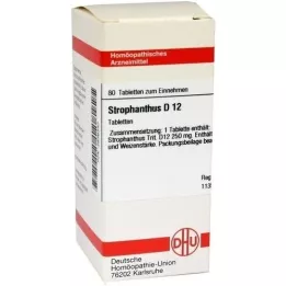 STROPHANTHUS D 12 tabletter, 80 st