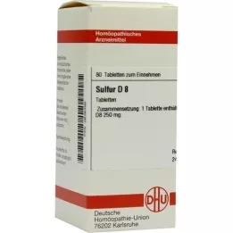 SULFUR D 8 tabletter, 80 pc