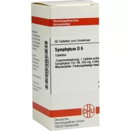 SYMPHYTUM D 6 tabletter, 80 pc