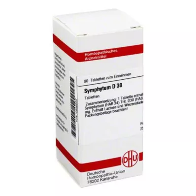 SYMPHYTUM D 30 tabletter, 80 pc