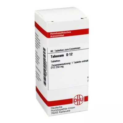 TABACUM D 12 tabletter, 80 st TABACUM D 12 tabletter, 80 st