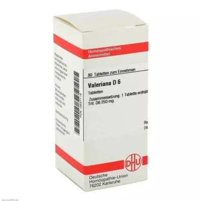 VALERIANA D 6 tabletter, 80 pc