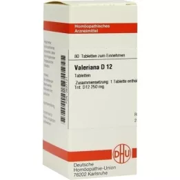 VALERIANA D 12 tabletter, 80 st