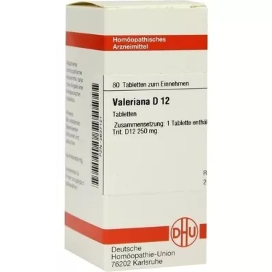 VALERIANA D 12 tabletter, 80 st