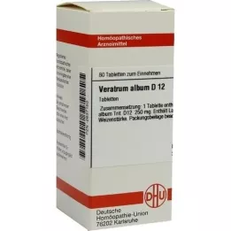 VERATRUM ALBUM D 12 tabletter, 80 st