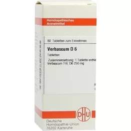 VERBASCUM D 6 tabletter, 80 pc