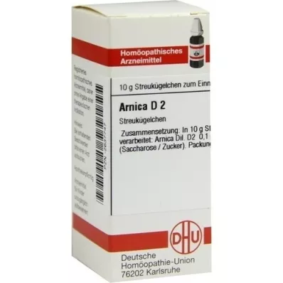 ARNICA D 2 kulor, 10 g