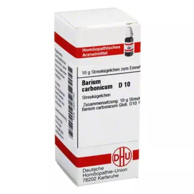 BARIUM CARBONICUM D 10 globuli, 10 g BARIUM CARBONICUM D 10 globuli, 10 g