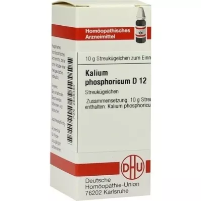 KALIUM PHOSPHORICUM D 12 kulor, 10 g