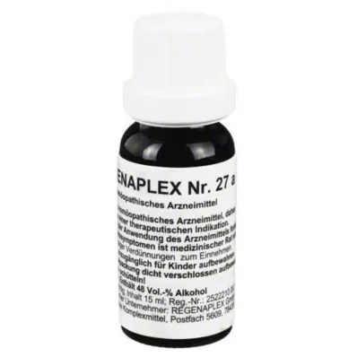 REGENAPLEX Nr.27 a droppar, 15 ml REGENAPLEX Nr.27 a droppar, 15 ml