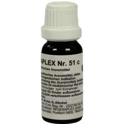 REGENAPLEX Nr.51 c droppar, 15 ml