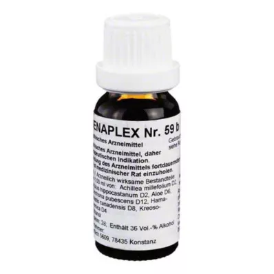REGENAPLEX Nr.59 b droppar, 15 ml REGENAPLEX Nr.59 b droppar, 15 ml
