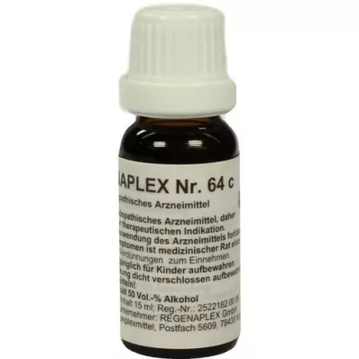 REGENAPLEX Nr.64 c droppar, 15 ml