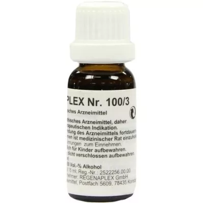 REGENAPLEX Nr.100/3 droppar, 15 ml