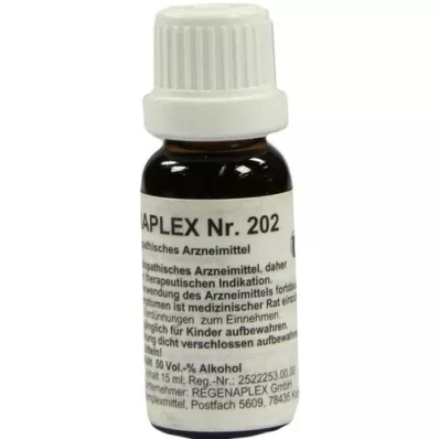 REGENAPLEX nr 202 droppar, 15 ml