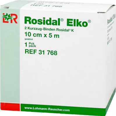 ROSIDAL Elko 10 cmx5 m kort sträckbandage, 2 st