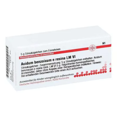 ACIDUM BENZOICUM e resina LM VI Globuli, 5 g