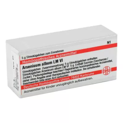 ARSENICUM ALBUM LM VI Globuli, 5 g ARSENICUM ALBUM LM VI Globuli, 5 g